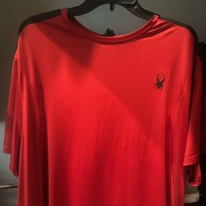 Red XXL Spider active tshirt